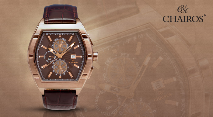 Exagon Collection Exagon Watch - Leather Strap
