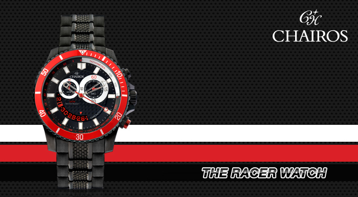 CHAIROS sup sup The Racer Watch Black